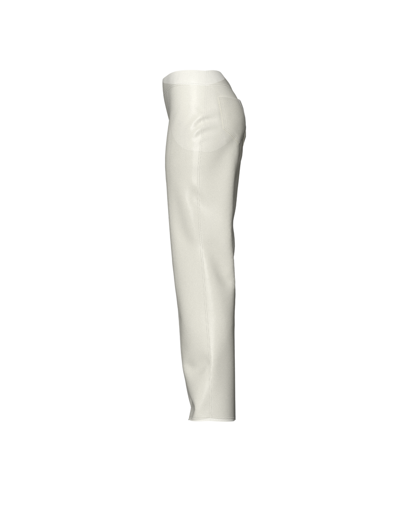 Semi-Transparent Cream pants by Nina Doll