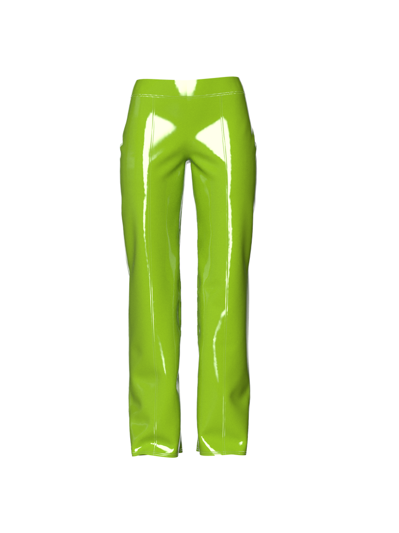 Latex Lime pants by Nina Doll