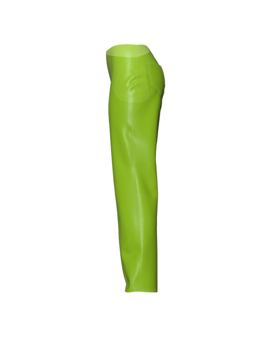 Semi-Transparent Lime pants by Nina Doll