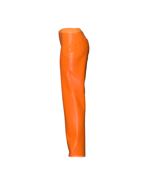 Semi-Transparent Orange pants by Nina Doll