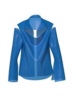 Semi-Transparent Blue Blazer by Nina Doll