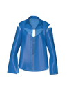 Semi-Transparent Blue Blazer by Nina Doll