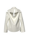 Latex Cream Blazer by Nina Doll