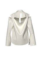 Latex Cream Blazer by Nina Doll