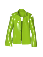 Latex Lime Blazer by Nina Doll