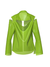 Semi-Transparent Lime Blazer by Nina Doll