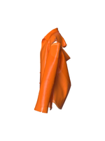 Semi-Transparent Orange Blazer by Nina Doll