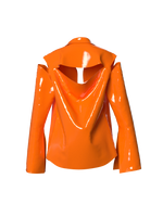 Latex Orange Blazer by Nina Doll