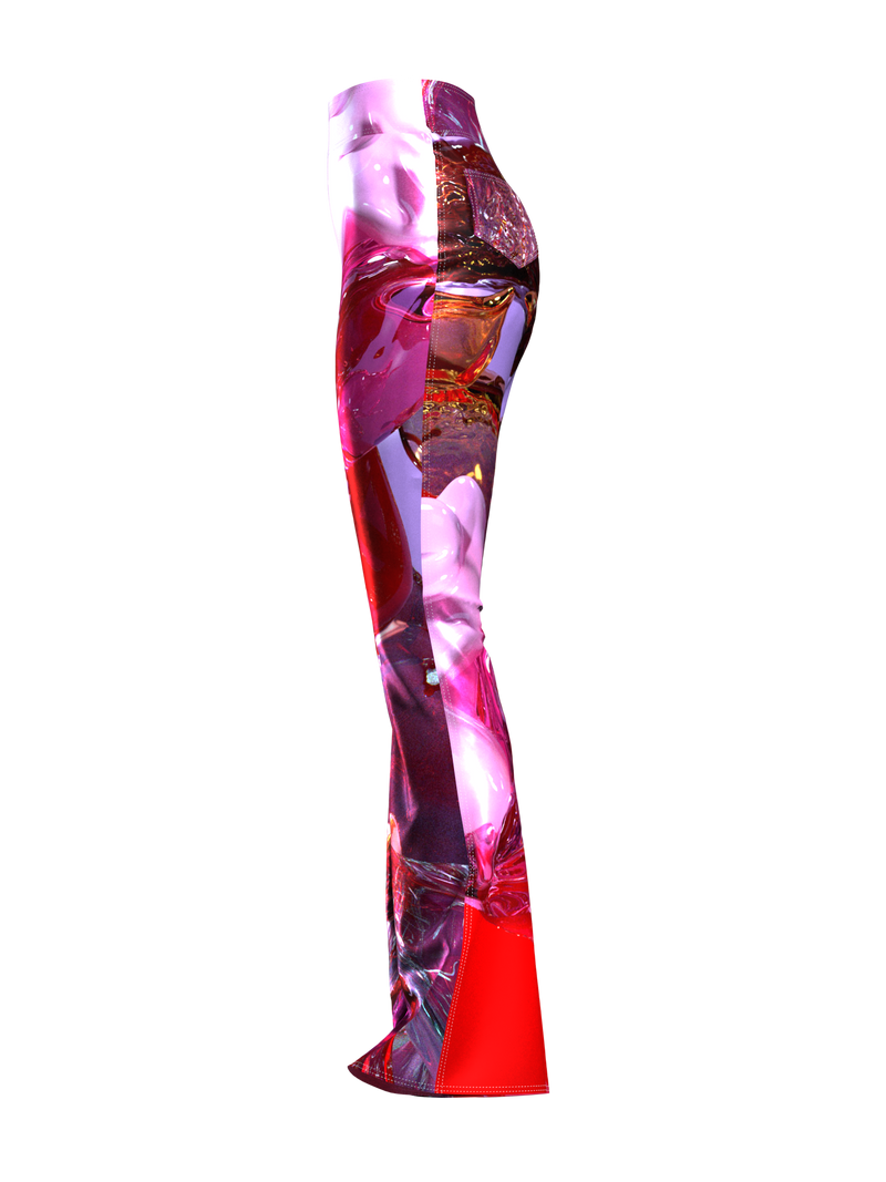 Fluorescent pants by Nina Doll