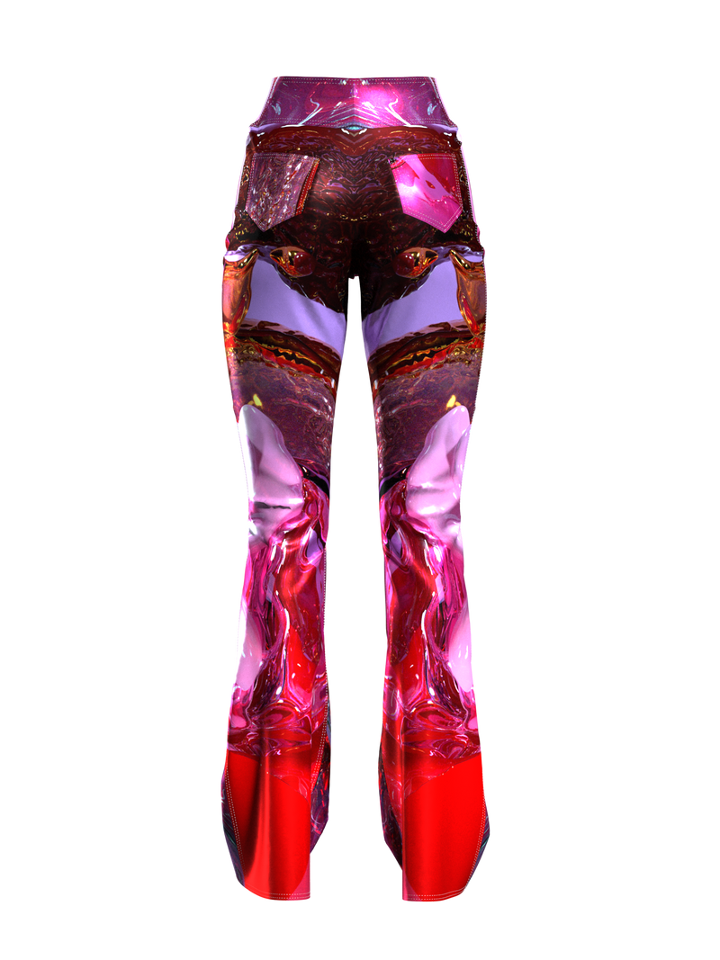Fluorescent pants by Nina Doll