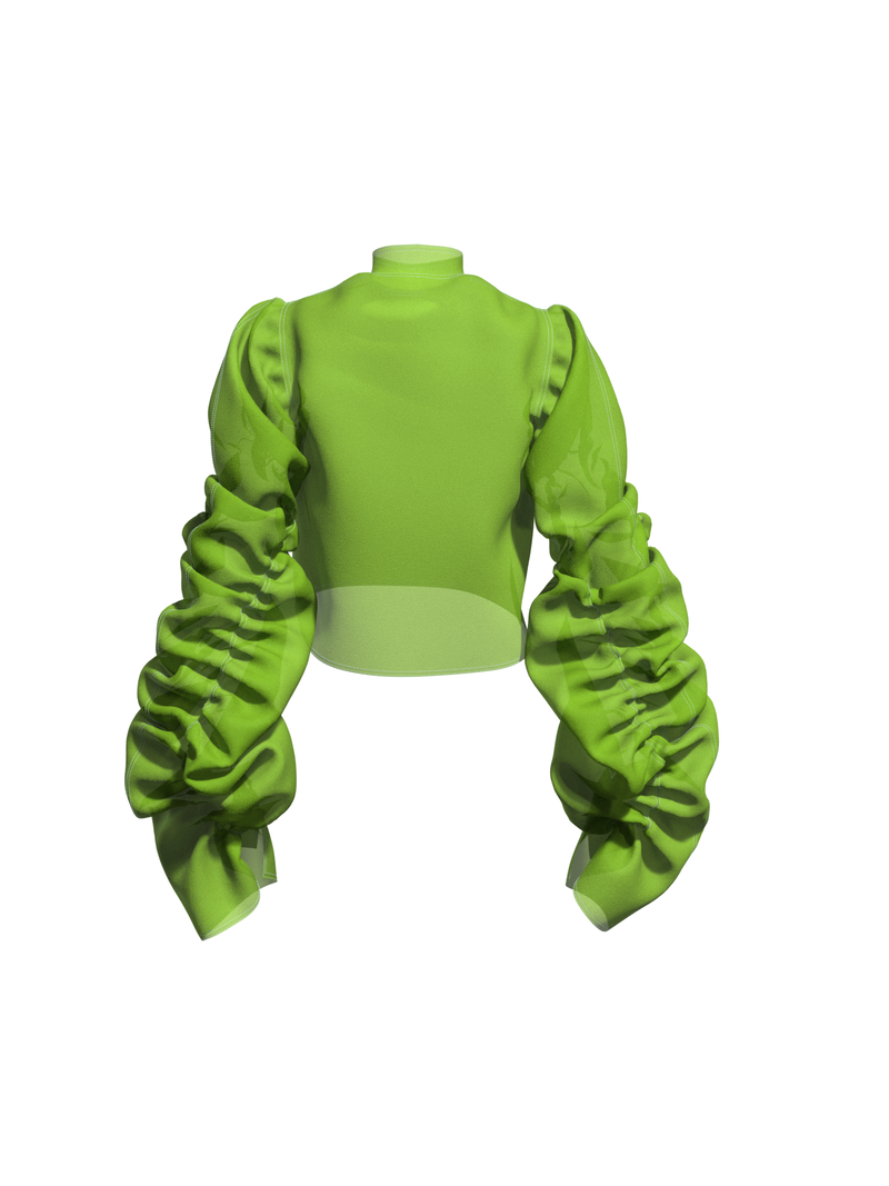 Lime top by Nina Doll