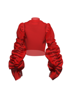 Bright red top by Nina Doll