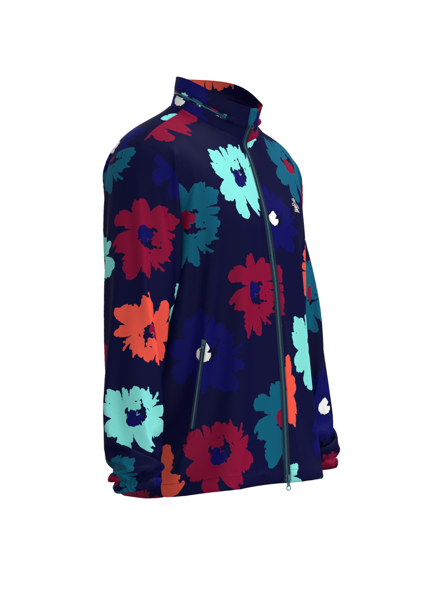 Exploded Floral Printed Rain Jacket – DRESSX / More Dash Inc. dba DRESSX