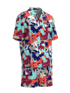 Floral Printed Woven Bowling Shirt & Matching Swim Trunk