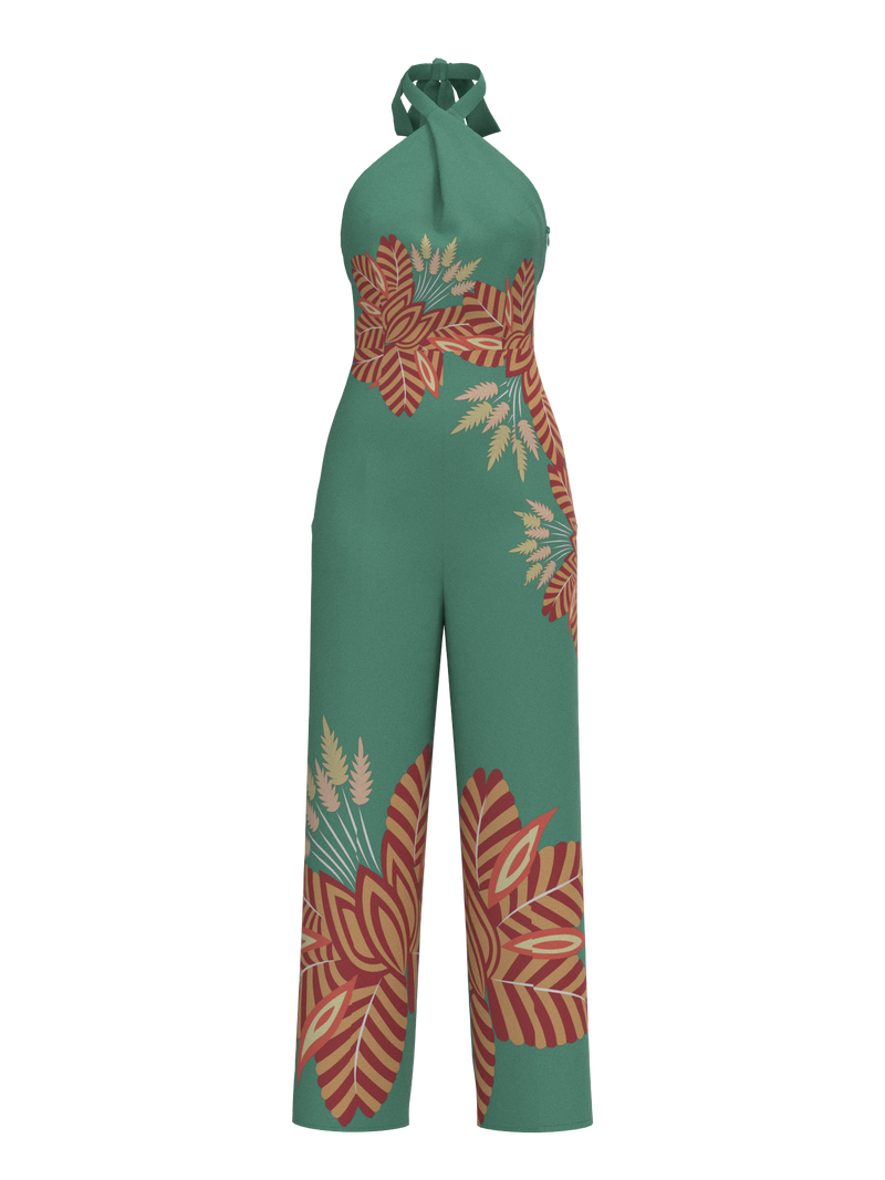 Jumpsuit verdant bloom