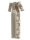 Jumpsuit ivory trellis