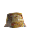 Bucket Self-Portrait with a Straw Hat