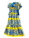 Alexander Knight: Peace Ruffle Gown