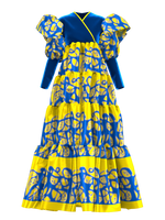 Alexander Knight: Peace Ruffle Gown