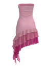 Vintage Y2K Tiered Ruffle Dress