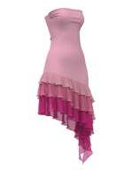 Vintage Y2K Tiered Ruffle Dress