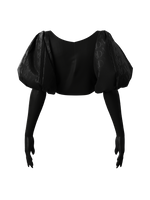 Puff Sleeve Bolero BLACK