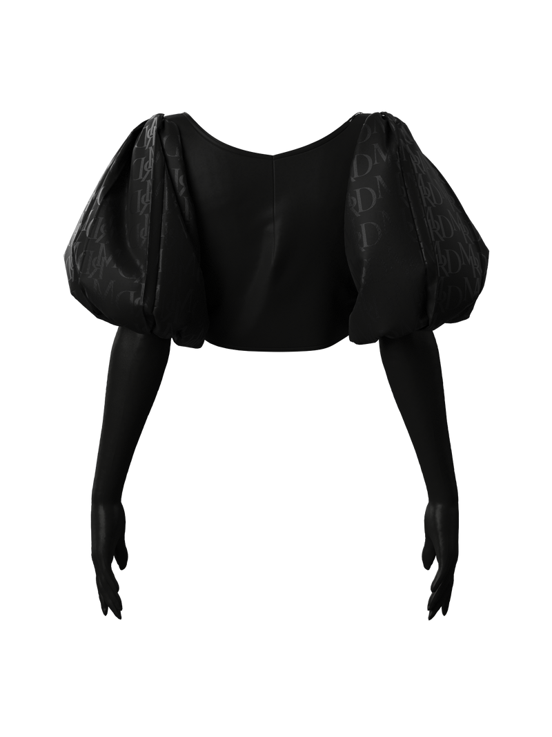 Puff Sleeve Bolero BLACK