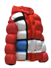Puffer-Composition with Red, Blue and Yellow