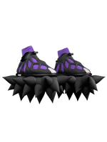 Inflatable Teeth Shoes Purple