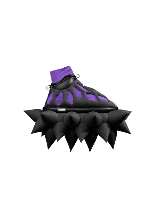 Inflatable Teeth Shoes Purple