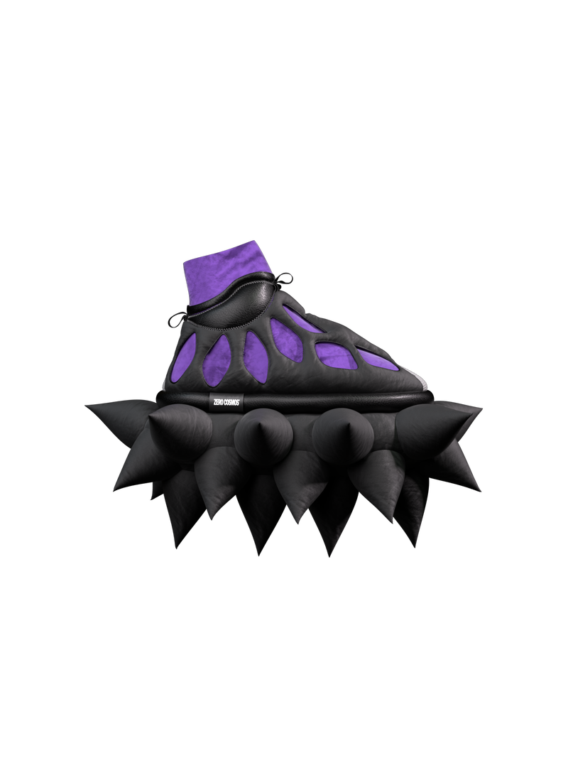 Inflatable Teeth Shoes Purple