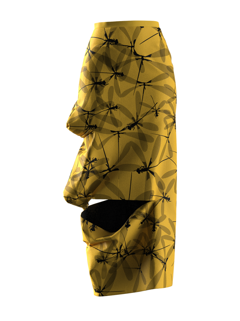 ROBERTO CORTI ASYMMETRICAL SKIRT 01