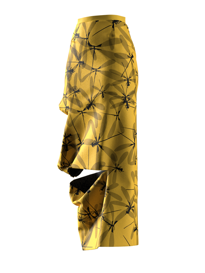 ROBERTO CORTI ASYMMETRICAL SKIRT 01