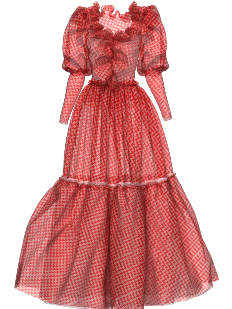 RED POULLE DRESS