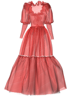 RED POULLE DRESS