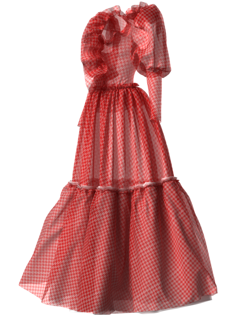 RED POULLE DRESS