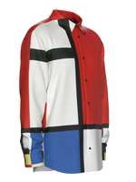 Shirt-Composition with Red, Blue and Yellow