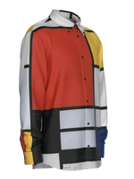 Shirt-Composition with Red, Yellow, Blue and Black