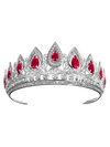 Silver and Rubies Tiara