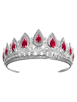 Silver and Rubies Tiara