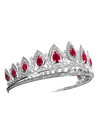 Silver and Rubies Tiara