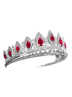 Silver and Rubies Tiara