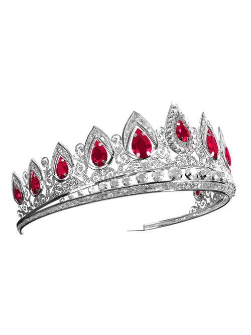 Silver and Rubies Tiara