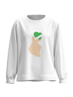 Snap heart sweatshirt