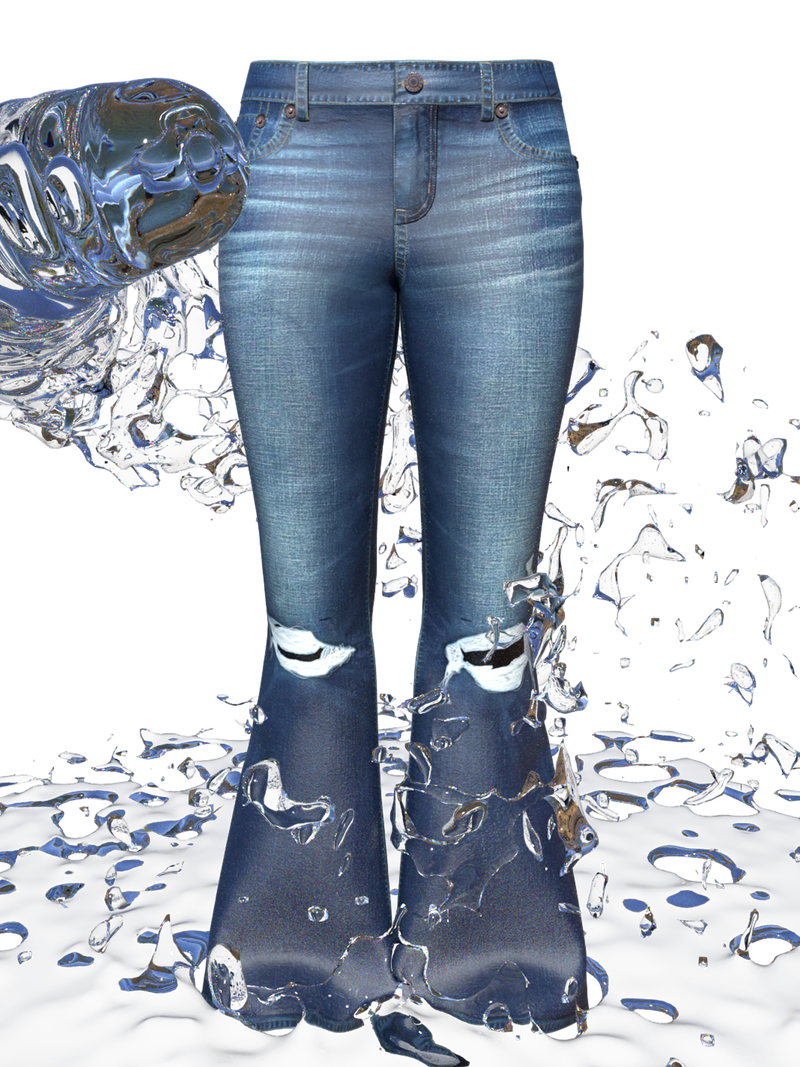 “Splash” Flare Jean