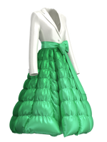 Spring rise dress