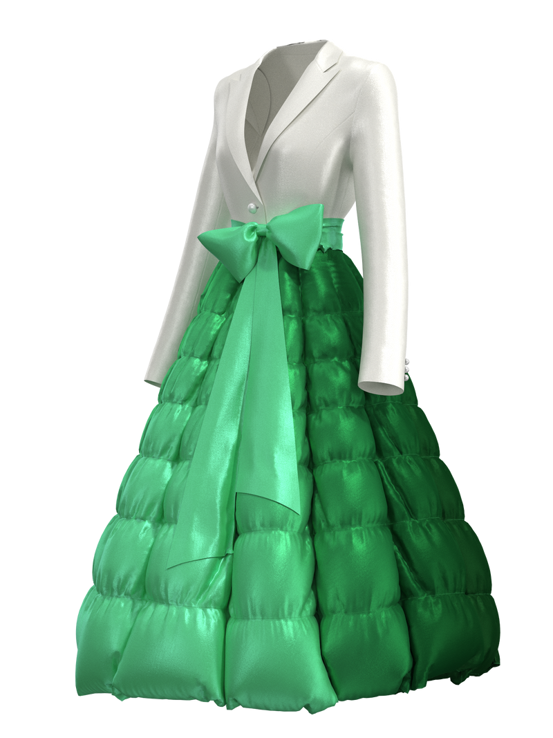 Spring rise dress