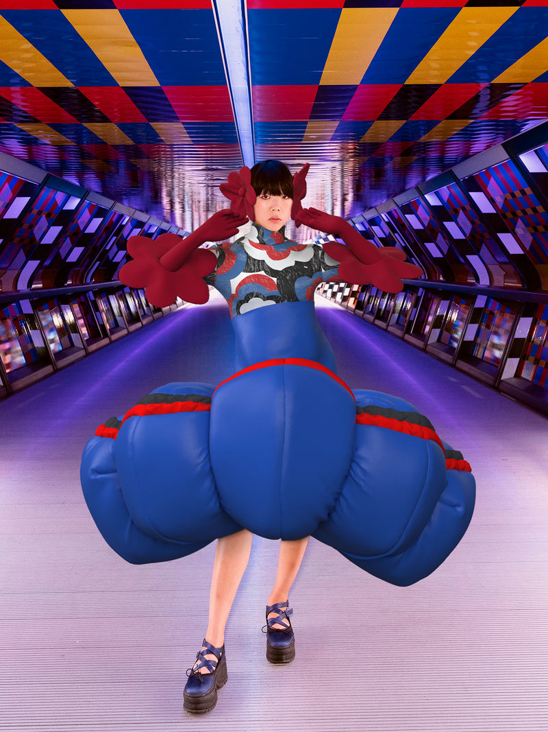 CELINE KWAN: Inflatable Flower skirt