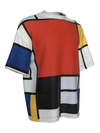 T-Shirt-Composition with Red, Yellow, Blue and Black