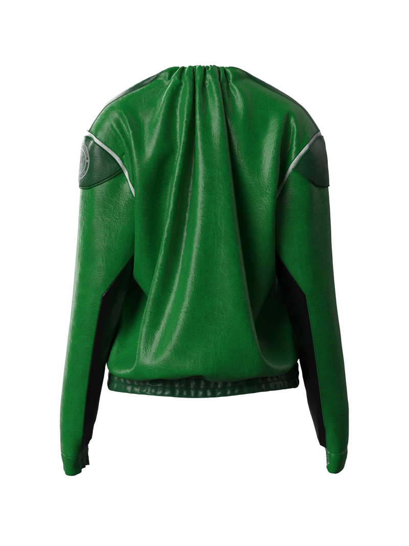 Tuck Biker Jacket GREEN